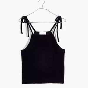 Madewell Texture & Thread Tie-Shoulder Tank Top